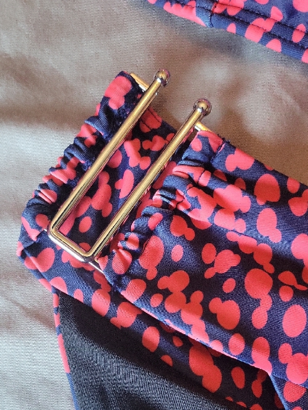 VENUS Pink and Navy Patterned Bikini Two-Piece Swim Set - Picture 2 of 8